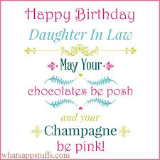 Birthday Wishes For Daughter in Law ,Daughter in Law Birthday ... via Relatably.com