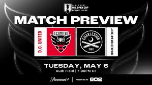 D.C. United to Face Charleston Battery in 2025 U.S. Open Cup