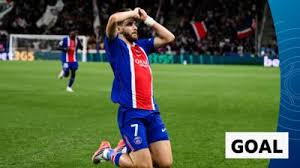 PSG vs Aston Villa: Khvicha Kvaratskhelia gives PSG the lead in Super Cup
