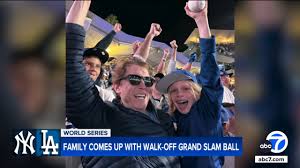 World Series Game 1: Father and son catch Freddie Freeman's historic grand 
slam ball