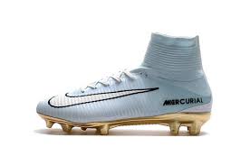 Soccercp Ronaldo Soccer Boots Gold White