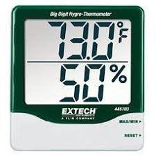 Taylor Big Digit Hygrometer Thermometer by Extech ...
