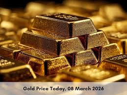 Gold Price Today 8 March, 2026 : Gold Jumps to ₹1.63 Lakh/10g on Safe-Haven Demand Amid Middle East Crisis; International Spot Surges to $5,174 | Check City-Wise Rates of 24K, 22K & 18K