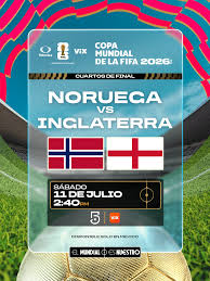 Noruega vs. Inglaterra: Ve aquí EN VIVO el esperado partido del Mundial 2026