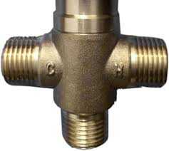Valvola Miscelatrice Termostatica In Ottone 3 Vie ...