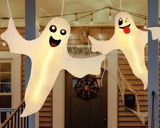 2 Pcs Halloween Porch Decoration Cute Ghost Decoration on Amazon