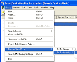 Image of Power save mode on Ricoh photocopier