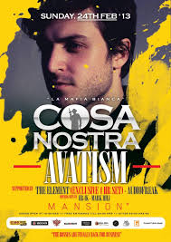 Cosa Nostra Presents Avatism Biography : Thomas did not buy his first vinyl record when he was 10 years old, nor was he born out of the love of two ... - mt-0224-442297-front