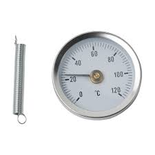 Pipe Thermometers Bimetal Thermometer 0-120?? Analog Clamp ...