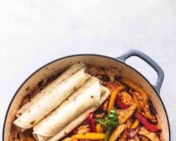 Fajitas dish