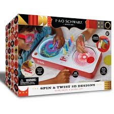 FAO Schwarz Spin & Twist 3D Designs Glow Swirl & Spiral Kit