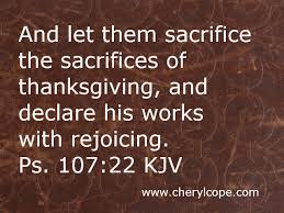 Thanksgiving Quotes and Scriptures | Cheryl Cope via Relatably.com