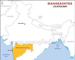 Maharashtra India map