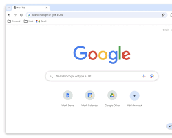 Google Chrome interface