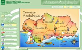 Bildresultat för andalucía mapa provincias