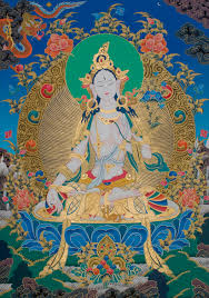 Image result for mother mary, quan yin, green and white tara