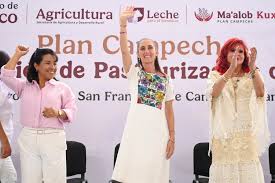 Plan Campeche: inauguración pasteurizadora de leche. Campeche