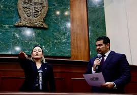 Yeraldine Bonilla Valverde rinde protesta como gobernadora interina de Sinaloa