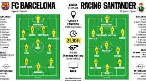 Rotaciones a la vista ante el Racing — SPORT