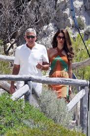 Amal Clooney Approves of Suede for Summer—As Long As It’s Vintage Mugler