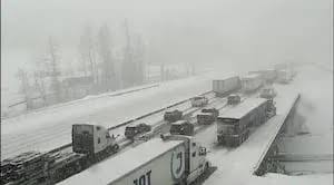 Snoqualmie Pass Closed Due to Late Spring Snowstorm