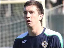 Shane Duffy training with the Northern Ireland squad - _47353170_shane_duffy_pisa