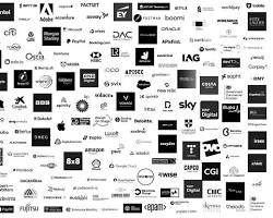 Diverse Companies Using Rails: A broader collage featuring logos of companies across various industries (ecommerce, social media, productivity, education, etc.) that use Rails, including companies of different sizes (startups to large enterprises), demonstrating Rails' versatility and scalability beyond just tech giants.の画像