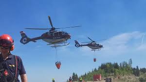 Warum die Hubschrauber das Löschwasser nicht aus der Mur holen