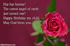 1st Birthday Wishes via Relatably.com