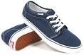 Mens Navy Blue Vans Authentic Trainers schuh