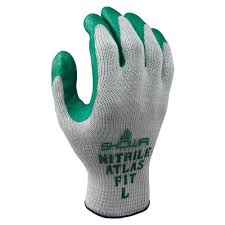 SHOWA - Work Gloves: SHOWA Atlas 350, Size Medium, Cotton ...
