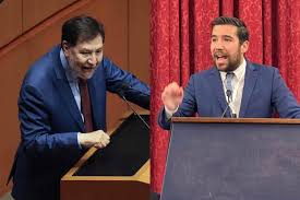 Hijo de Felipe Calderón se confronta con Noroña tras acusaciones de nepotismo