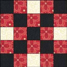 Résultat de recherche d'images pour "scrappy irish chain quilt pattern"