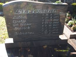 Grab von Hinrich Lindemann (11.10.1920-03.03.1993), Friedhof ...