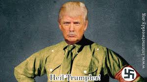 Image result for trump as hitler cartoons