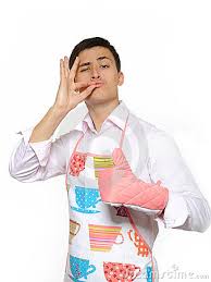 Happy Cook Man In Apron Smiling Royalty Free Stock Image - Image ... - happy-cook-man-apron-smiling-16398216
