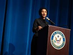 Man tackled to ground after spraying unknown substance on Rep. Ilhan Omar at Minneapolis town hall