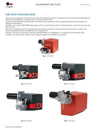 One-Stage Gas Burner Specifications | PDF | Liquefied ...