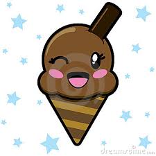 Image result for cute cartoon chocolate  popsicle