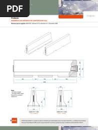 Especificaciones Barreras New Jersey | PDF | Hormigón ...