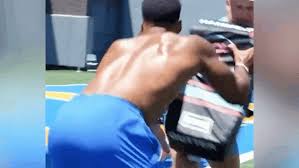 How a Newcastle rugby player taught the NFL’s best player how to hit even harder