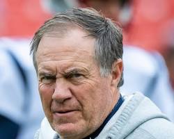 Image of Bill Belichick coaching the New England Patriots
