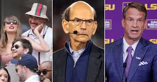 Paul Finebaum predicts Taylor Swift, Travis Kelce marriage will last longer than Lane Kiffin's LSU tenure