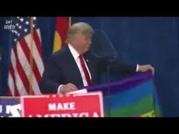 Résultat de recherche d'images pour "trump lgbt flag"