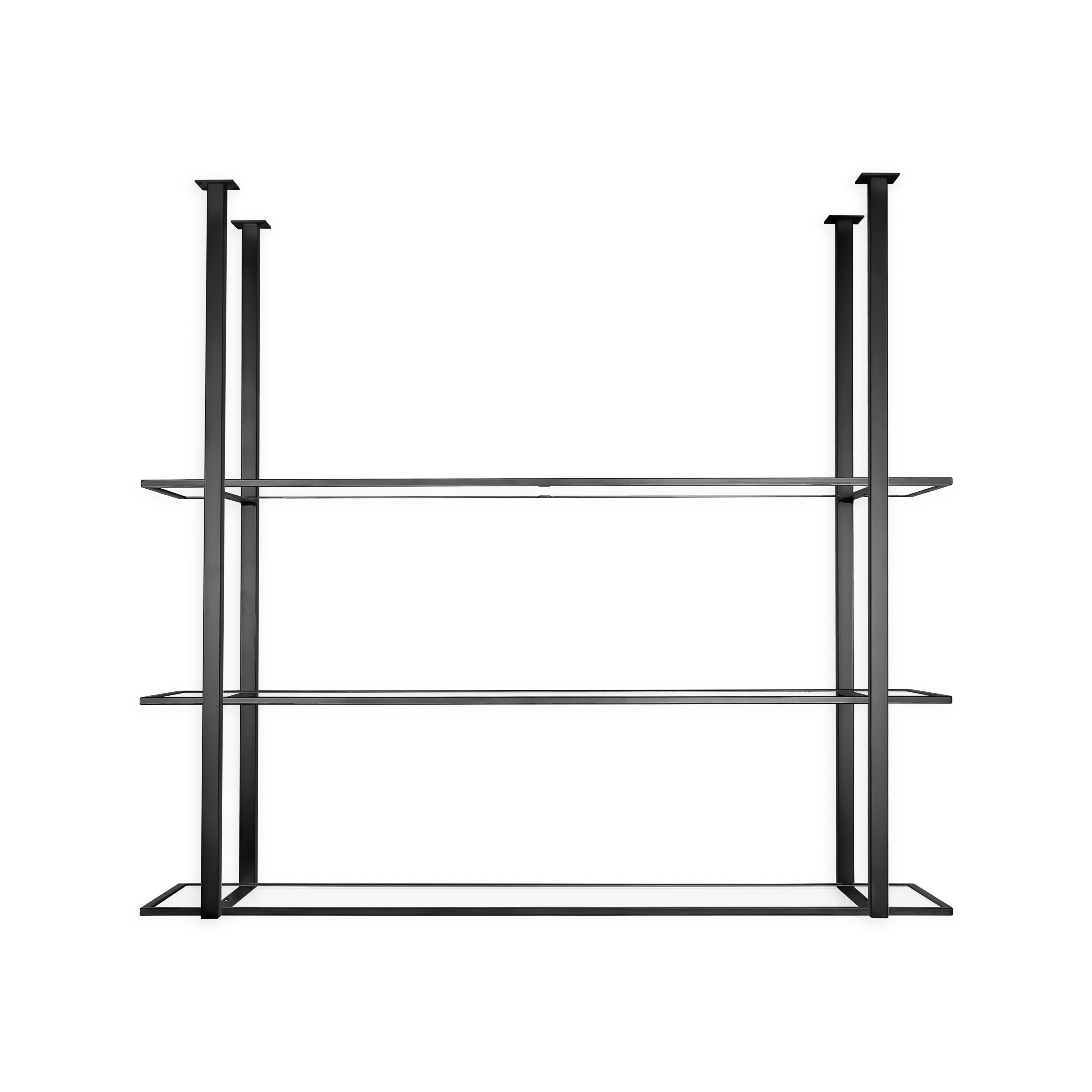 Iron Abode Oslo Shelving Unit Custom Ceiling-Mounted Shelves
