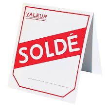 Résultat de recherche d'images pour "panneau soldé"