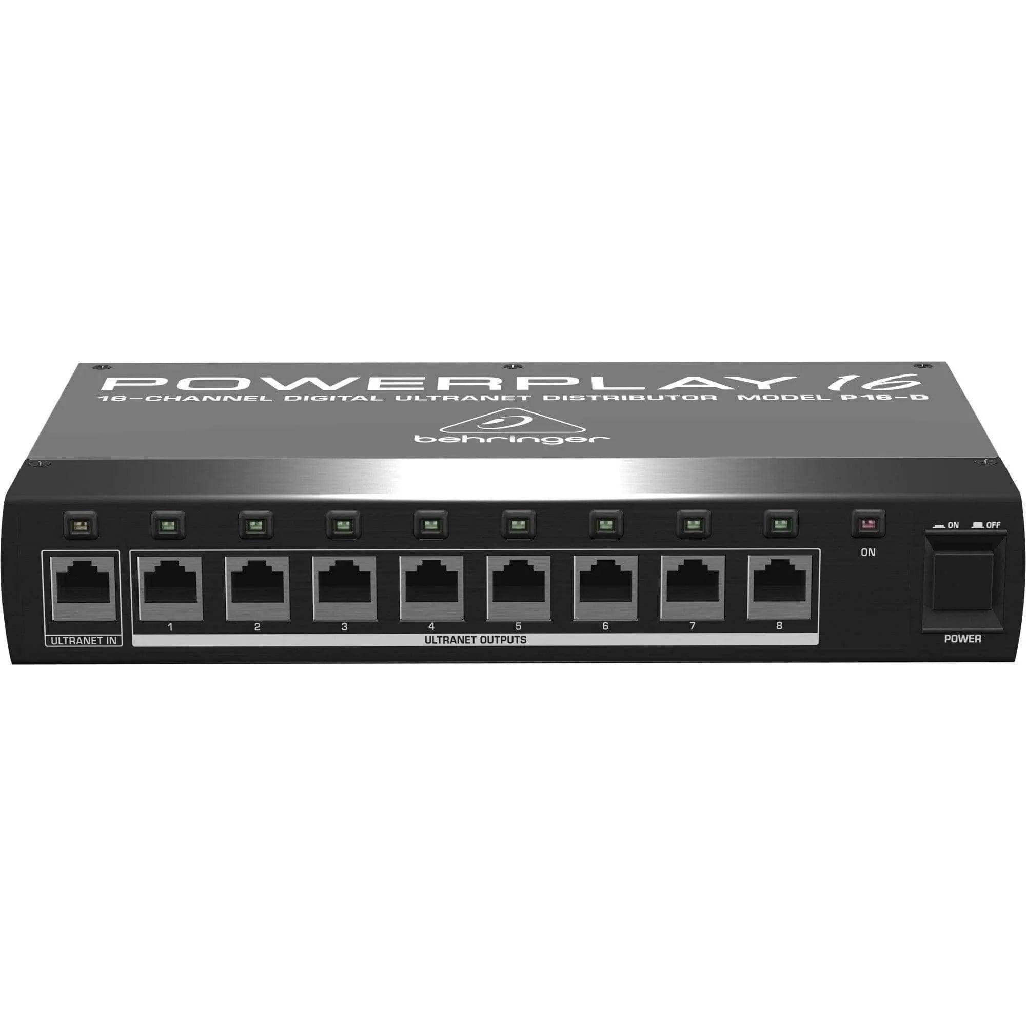 Behringer P16-D Powerplay 16-Channel Digital ULTRANET Distributor