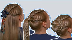 Pictures on request braids for curly hair in a child