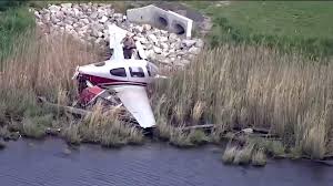 Small Plane Crash at Bay Bridge Airport in Stevensville, Maryland