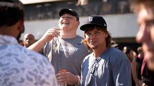 Theo Von Cozies Up to Vanderbilt Quarterback Diego Pavia's Mom